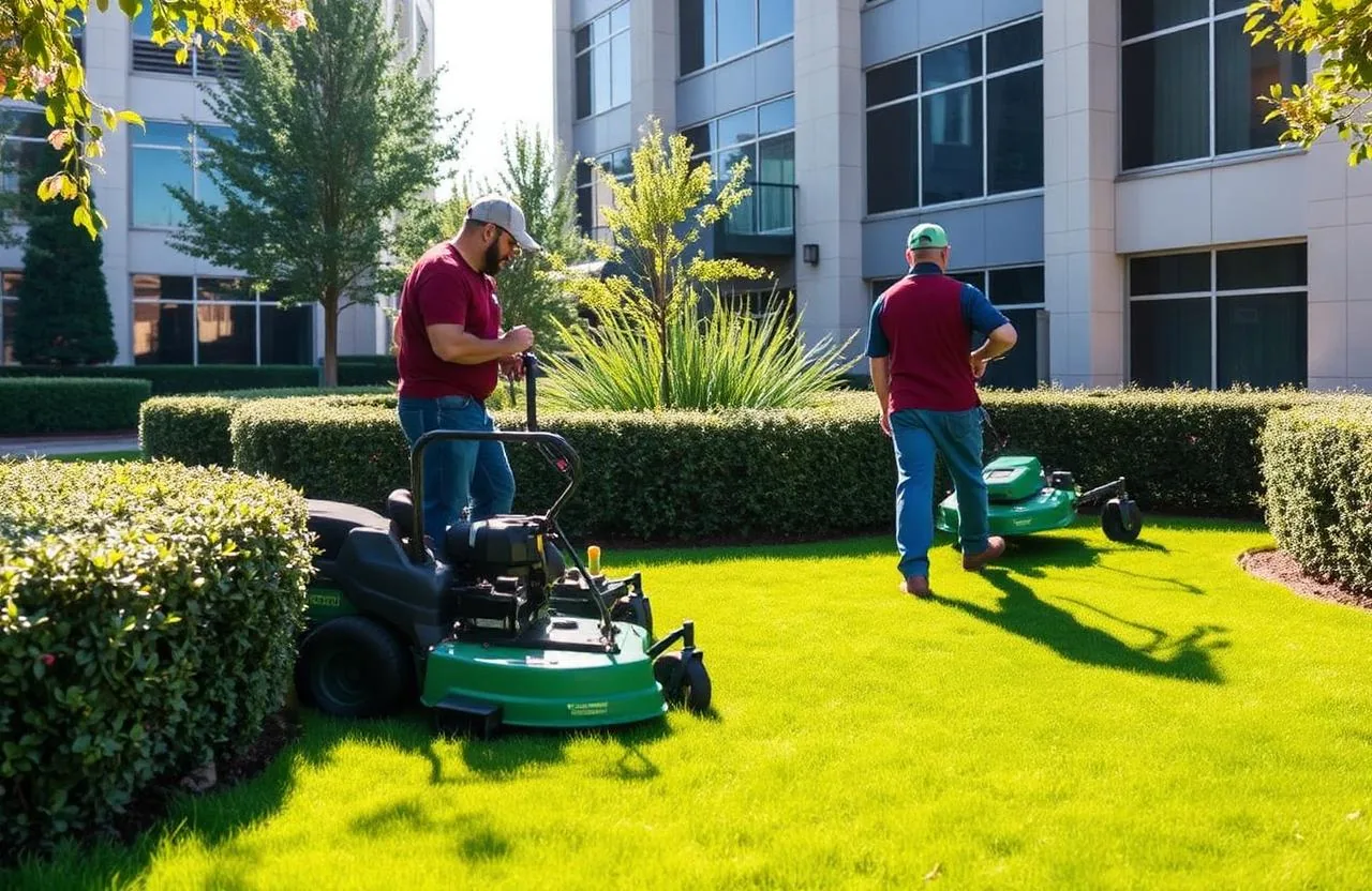Ongoing commercial grounds maintenance for Dallas property managers